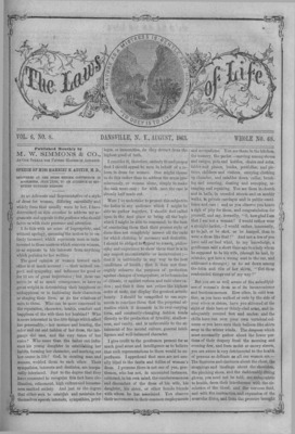 The Laws of Life | August 0, 1863