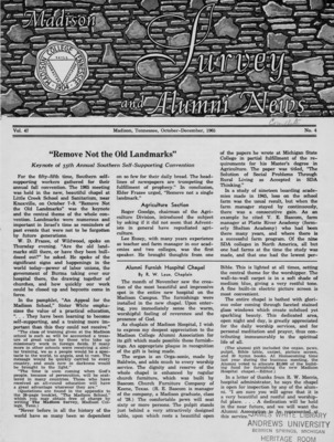 Madison Survey and Alumni News | October 0, 1965