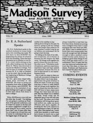 Madison Survey and Alumni News | June 0, 1990