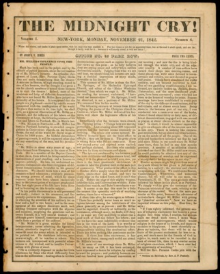 The Midnight Cry! | November 21, 1842