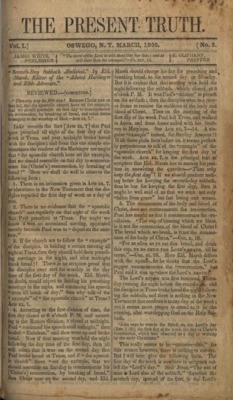 The Present Truth | March 15, 1850