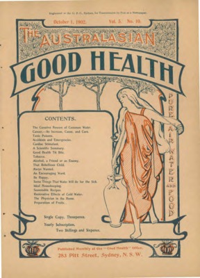 The Australasian Good Health | October 1, 1902