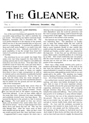 The Gleaner | December 1, 1897