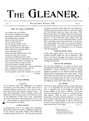 The Gleaner | March 1, 1897