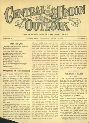 Central Union Outlook | January 6, 1920