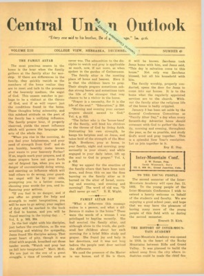 Central Union Outlook | December 9, 1924