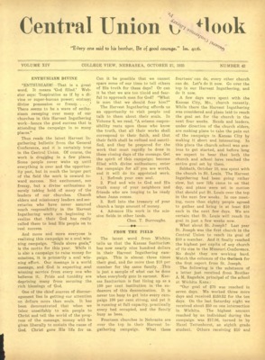 Central Union Outlook | October 27, 1925