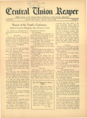 The Central Union Reaper | June 19, 1934