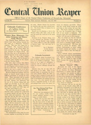 The Central Union Reaper | July 24, 1934