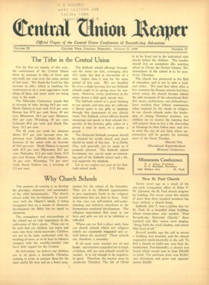 The Central Union Reaper | August 21, 1934