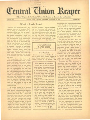 The Central Union Reaper | November 13, 1934