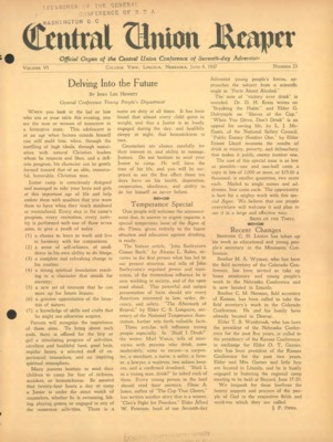 The Central Union Reaper | June 8, 1937