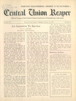 The Central Union Reaper | August 16, 1938