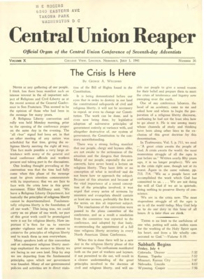 The Central Union Reaper | July 1, 1941
