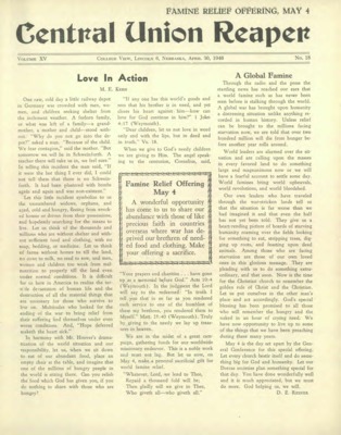 The Central Union Reaper | April 30, 1946