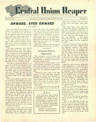 The Central Union Reaper | July 29, 1947