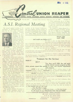 The Central Union Reaper | July 31, 1956