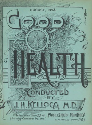 Good Health (Kellog) | August 1, 1893