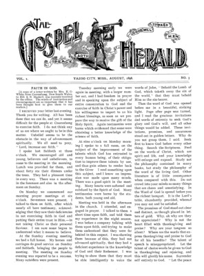 The Gospel Herald | August 1, 1898