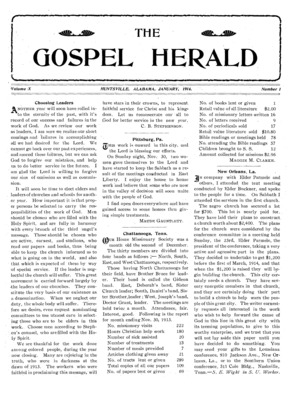 The Gospel Herald | January 1, 1914