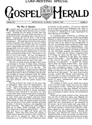 The Gospel Herald | August 1, 1921