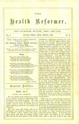 The Health Reformer | March 1, 1867
