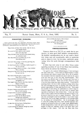 The Home Missionary | June 1, 1893