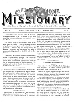 The Home Missionary | October 1, 1893