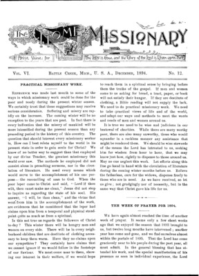 The Home Missionary | December 1, 1894