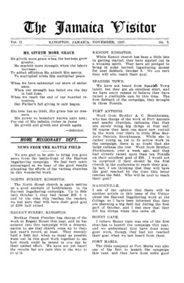 The Jamaica Visitor | November 1, 1927