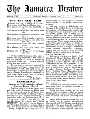 The Jamaica Visitor | January 1, 1943