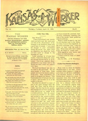The Kansas Worker | April 18, 1906