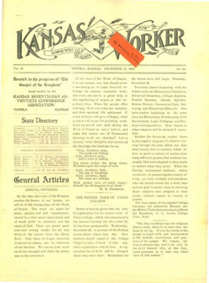 The Kansas Worker | December 15, 1909