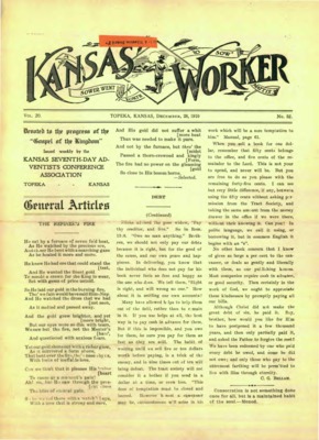 The Kansas Worker | December 28, 1910