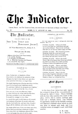 The Indicator | August 15, 1894