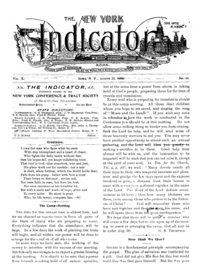 The Indicator | August 22, 1900