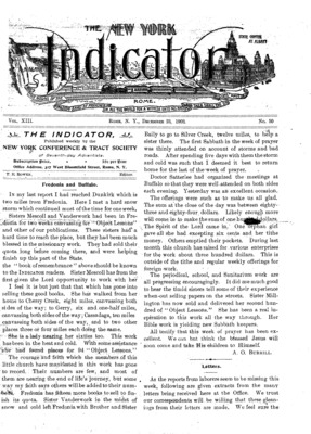 The Indicator | December 23, 1903