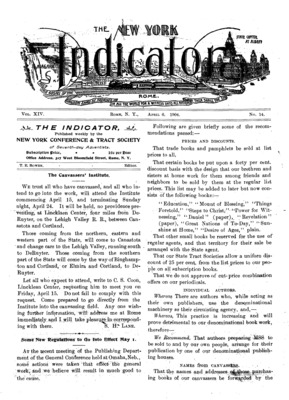The Indicator | April 6, 1904