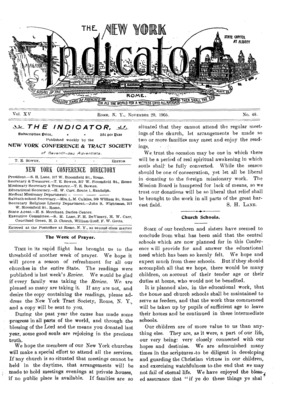 The Indicator | November 29, 1905