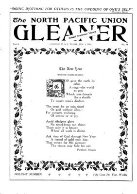 North Pacific Union Gleaner | January 1, 1914