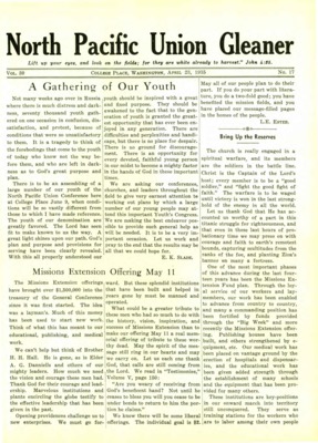 North Pacific Union Gleaner | April 23, 1935