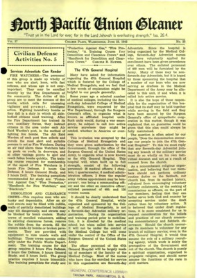North Pacific Union Gleaner | June 23, 1942