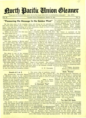 North Pacific Union Gleaner | March 18, 1947