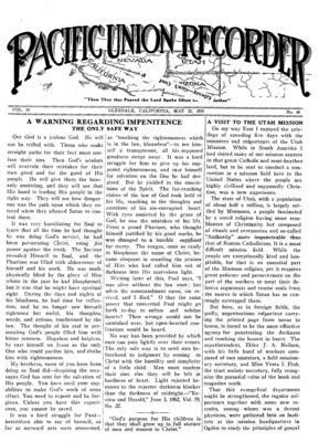 Pacific Union Recorder | May 22, 1924