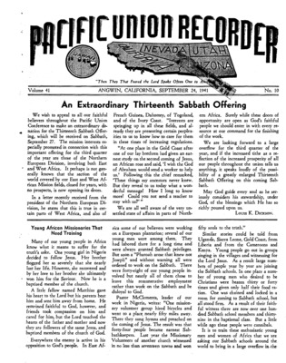 Pacific Union Recorder | October 1, 1941