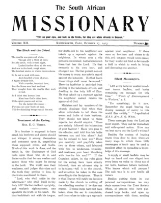South African Missionary | October 27, 1913