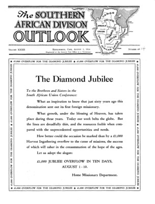 The Southern African Division Outlook | August 1, 1934