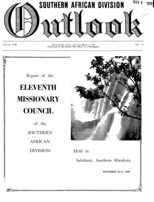 The Southern African Division Outlook | January 1, 1959
