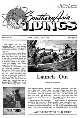 Southern Asia Tidings | July 1, 1966