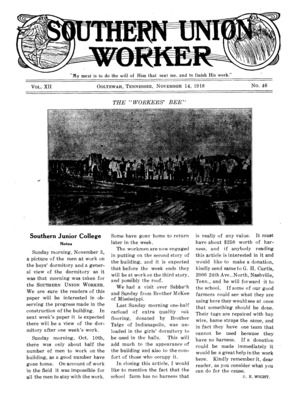 Southern Union Worker | November 14, 1918